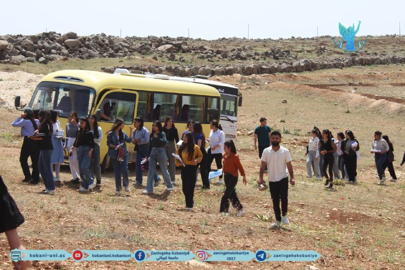 Afforestation Campaign in Tel Mishtanour with the Participation of Kobani University Students