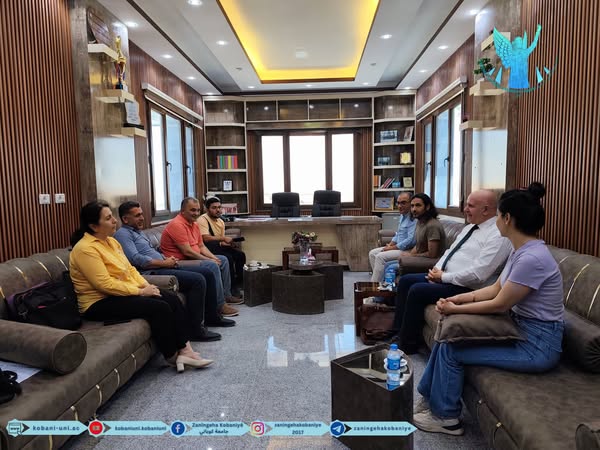 Visit of Dr. Yunus Bahram, President of the Kurdish University in Germany, to Kobani University