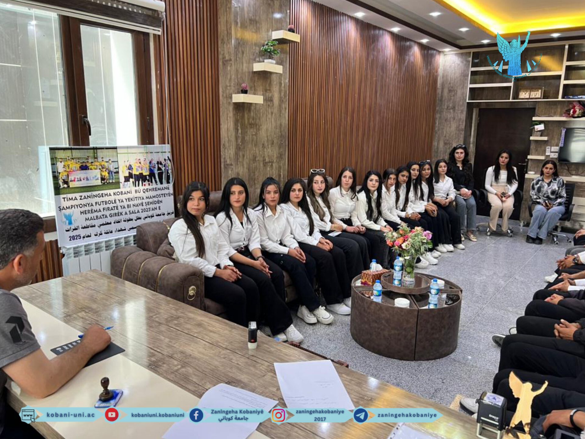 The administration of Talak School conducted a visit to our university