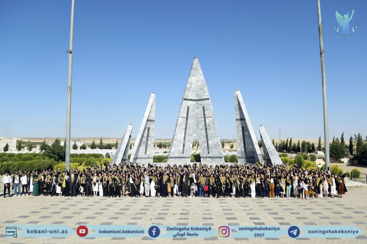 Graduation ceremony for the third class of students at the University of Kobani