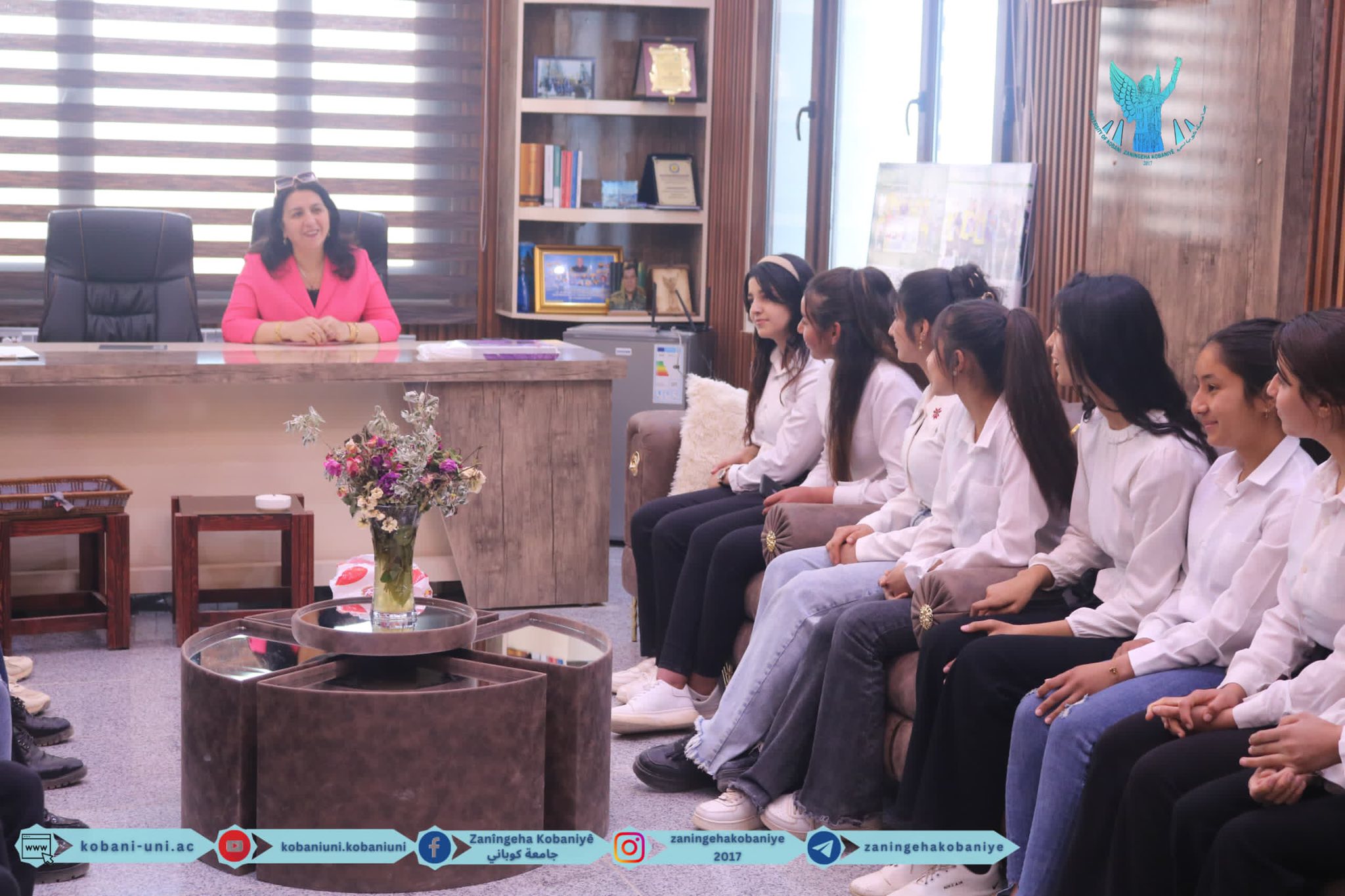 Visit of Hamamki and Jabnah School Students to the University
